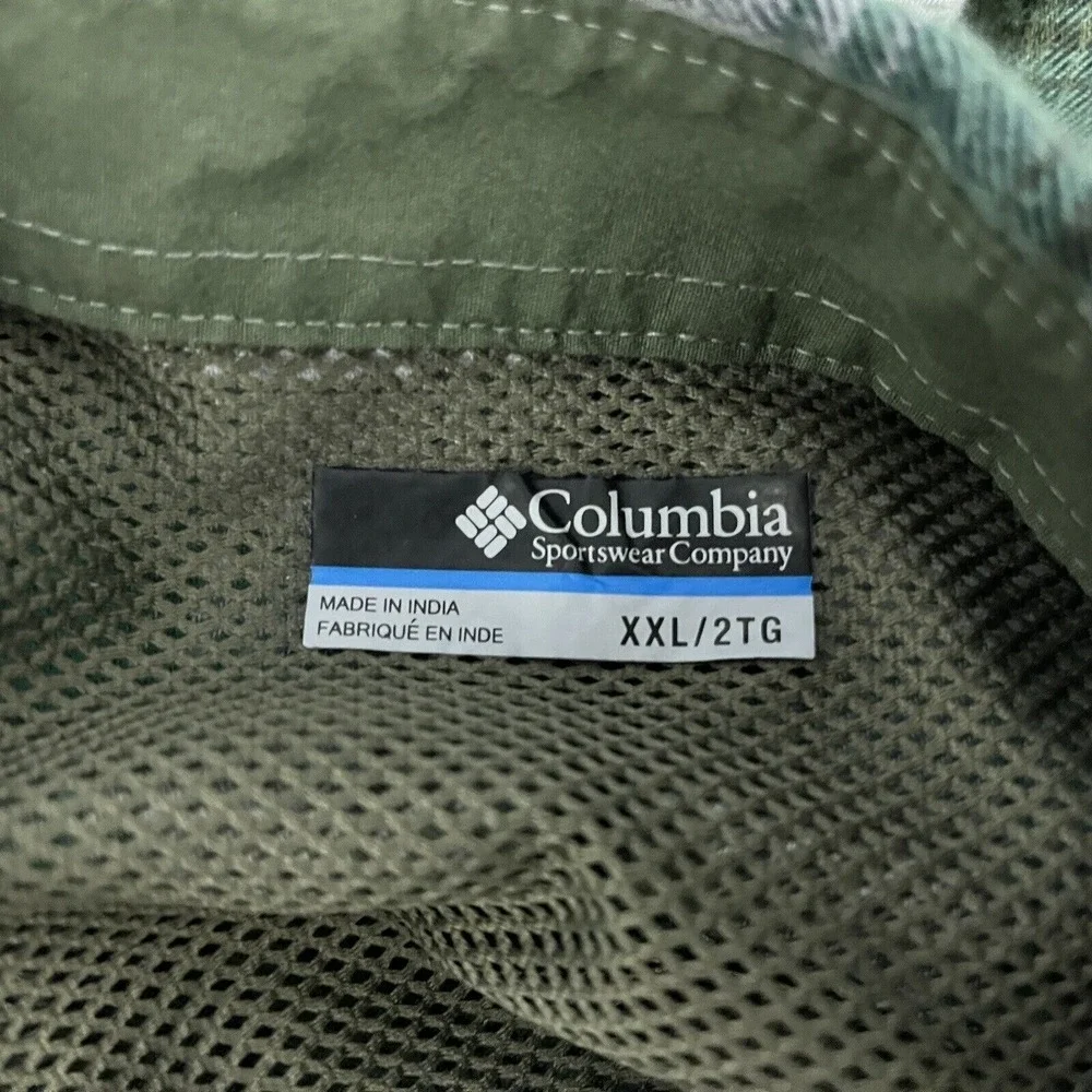 Columbia PHG Ventilated Hunting Shirt Men's Size XXL Hiking Green Long Sleeve‎